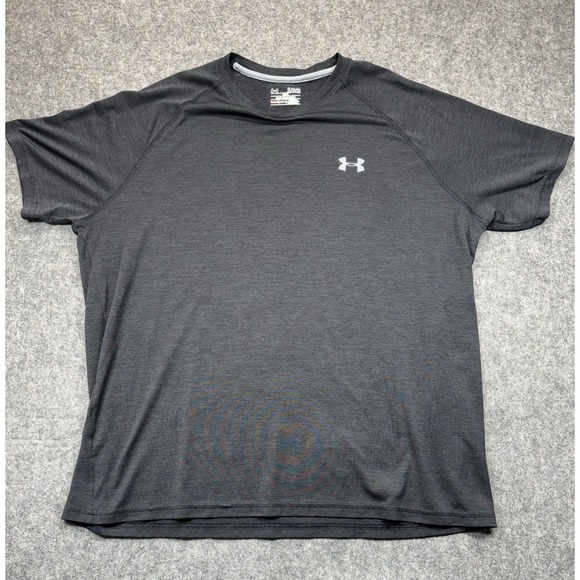 Under Armour HeatGear T-Shirt Men's XL Black Loose Fit Moisture Wicking GUC - Picture 1 of 6